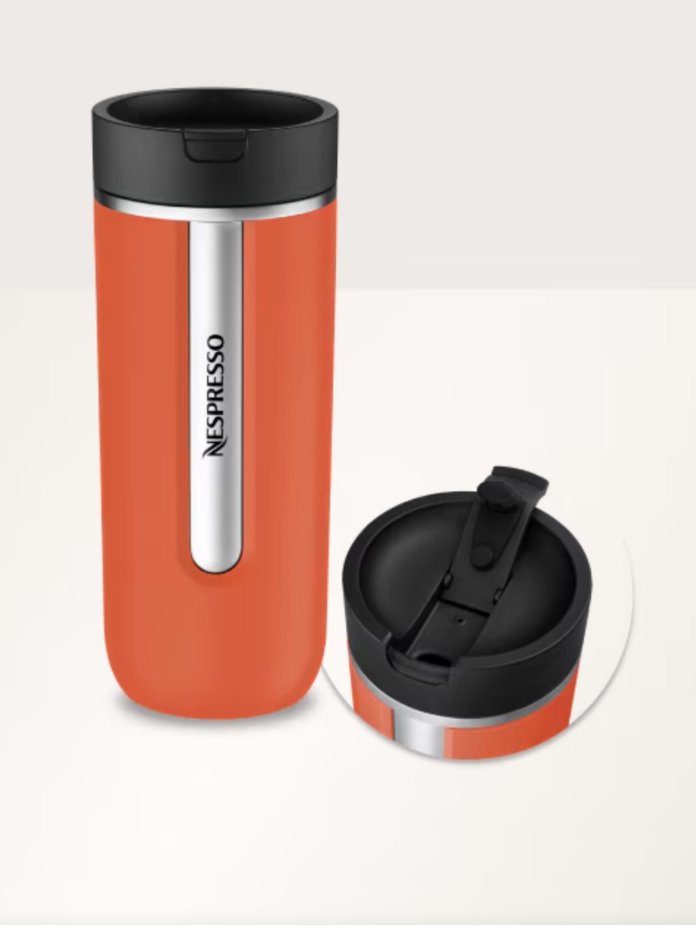 Nespresso Pumpkin Spice Stainless Steel Travel Mug - Large BNIB